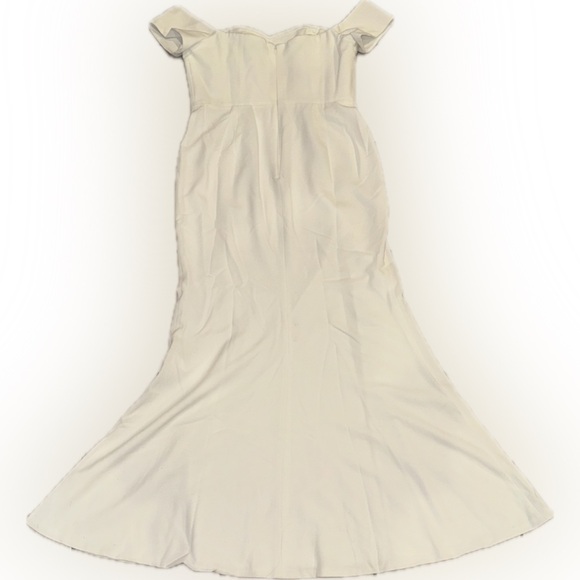 NWOT Dress the Population Logan Off the Shoulder Evening Dress Size XXL White - Picture 5 of 6